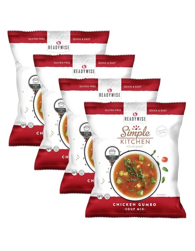 Miniatura 11 de Simple Kitchen - Mezcla de sopa de queso y brócoli, 17 porciones para preparación de comidas, vegetariana, sin gluten y liofilizada, sopa de brócoli
