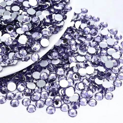 Miniatura 40 de 4500 PIEZAS SS6 2mm Resina Diamantes de Imitación de Parte Plana, Diamantes de Imitación Azul/Azul Oscuro de Parte Plana para Uñas, Vasos, Tazas