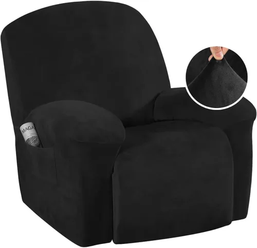 Miniatura 13 de H.VERSAILTEX 1 Pieza Funda para Sillón Reclinable de Terciopelo Fundas Deslizantes para Sillón Reclinable Fundas Deslizantes para Sillón Reclinable