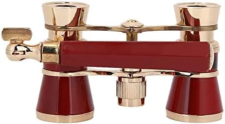 Miniatura 8 de Opera - Prismáticos para gafas, telescopio de teatro de 3 x 25 pulgadas con mango plegable, mini binocular compacto ligero para conciertos, teatro