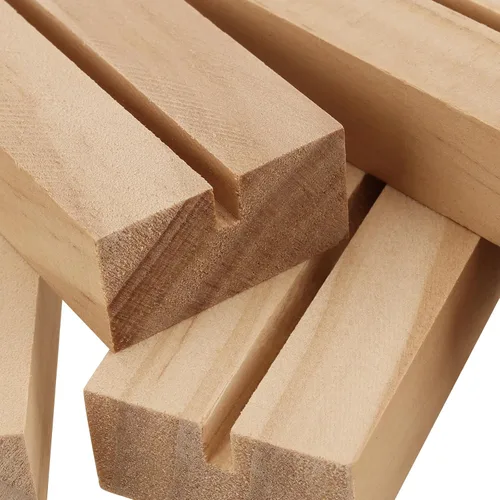 Miniatura 3 de KEILEOHO 30 soportes de madera para números de mesa, soporte para tarjetas de mesa, soporte de números de mesas de madera, soportes de tarjetas