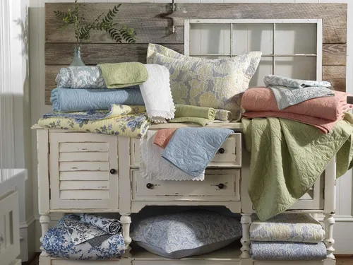 Miniatura 5 de Laura Ashley Home - Juego de edredón individual, ropa de cama de algodón reversible con funda a juego, decoración del hogar prelavada para mayor