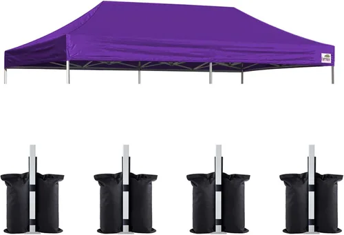 Miniatura 66 de Eurmax USA toldo desplegable de repuesto, cubierta superior para tienda de campaña, armado instantáneo, solo la cubierta superior, 4 bolsas