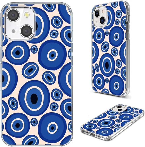 Miniatura 40 de Funda protectora completa a prueba de golpes, delgada, suave, TPU transparente, para iPhone 14/13 6.1, diseño de animales de dibujos animados