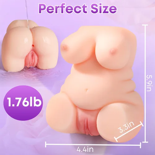 Miniatura 6 de Masturbador para hombres juguetes sexuales para hombres - 2 en 1 muñecas de bolsillo para hombres con vagina realista y ano apretado, masturbadores