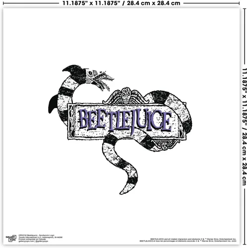 Miniatura 4 de Trends International Gallery Pops Beetlejuice - Lydia Deetz - Paquete de arte de pared (paquete de 3) póster de pared, 12.00 x 12.00 pulgadas