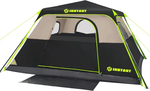 Miniatura 16 de 4/6/8/10 Person Instant Tent, Waterproof Pop Up Tents for Camping with Rainfly, 60 Seconds Easy Setup, Automatic Cabin Tent for Family Camping with
