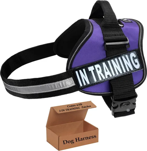 Miniatura 11 de Chaleco de entrenamiento para perros de servicio, arnés ajustable sin tirones con parches. Chaleco de entrenamiento para perros de servicio