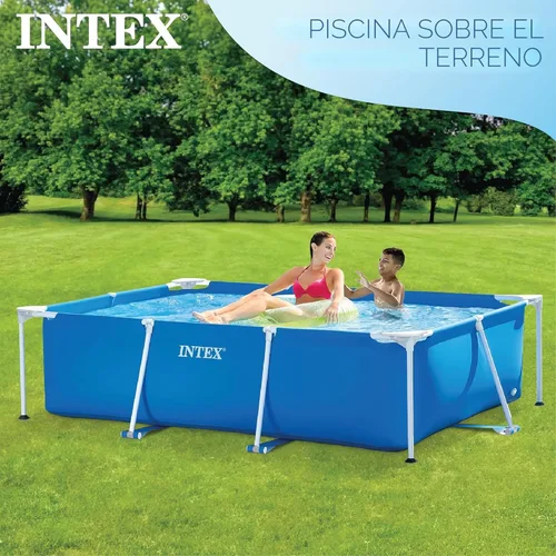Miniatura 3 de Intex alberca para bebé, con marco rectangular 28270E (86 x 59 x 23 pulgadas)