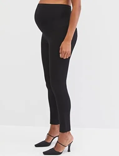 Miniatura 3 de Pantalón de maternidad cómodo súper elástico sobre el vientre ajustado casual para el trabajo Xs-3X