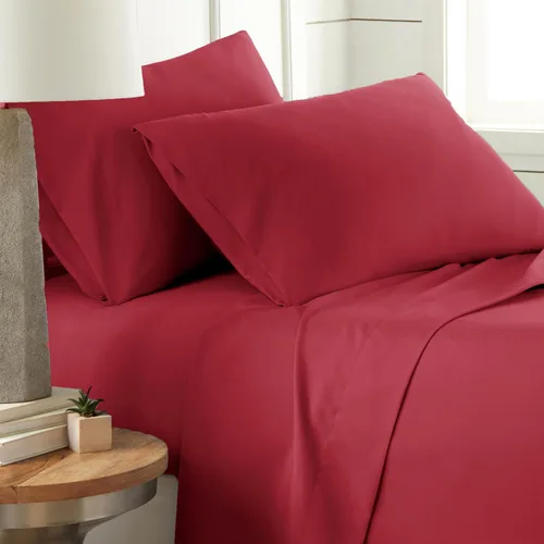 Miniatura 26 de Southshore Fine Living, Inc. Juego de ropa de cama de microfibra de 4 piezas, juego de sábanas tamaño Queen, sábana bajera ajustable de 14 pulgadas