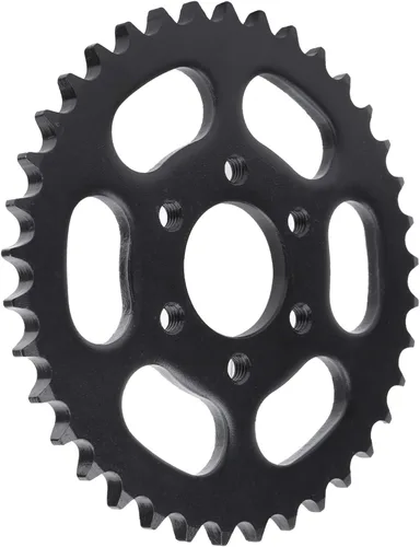 Keenso Piñón trasero 37T, 428 37 diente piñón trasero de acero de alta resistencia de la rueda dentada trasera para la vespa eléctrica