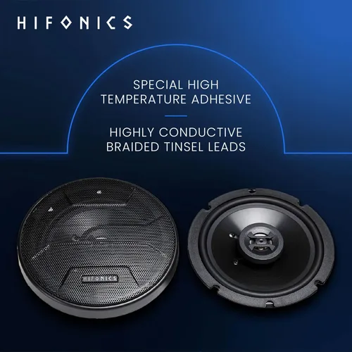 Miniatura 5 de Hifonics ZS65CXS Zeus - Altavoces coaxiales para automóvil (negro, par) - Altavoces coaxiales de montaje poco profundo de 6.5 pulgadas, 300 vatios