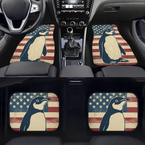 Miniatura 25 de 4 alfombrillas delanteras y traseras para automóvil, SUV, furgoneta y camión, protección de suelo para todo tipo de clima, juego de accesorios