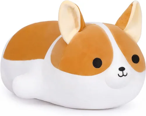 Miniatura 9 de Corgi - Peluche suave de perro Corgi, lindo Shiba Inu Akita, almohada de felpa para niños y niñas (15.7 pulgadas/15.7 in)
