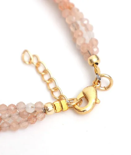Miniatura 49 de Gempires Natural Multi Strand Beaded Bracelets Lightweight Handmade Gemstone Jewelry Hypoallergenic 8 Inch Gold Plated Stylish Everyday Wear Jewelry