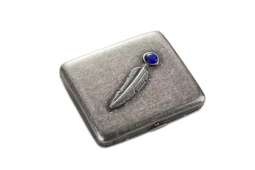 Miniatura 4 de Goshentech Caja de metal vintage, cobre chapado en metal, capacidad 18-20, adorno esmeralda de imitación de superficie, embalaje de caja de regalo
