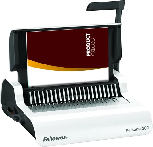 Miniatura 2 de Fellowes Pulsar+ - Máquina de encuadernación de peine (5006801) y peine de plástico Fellowes de 3/8 pulgadas, color negro, paquete de 100