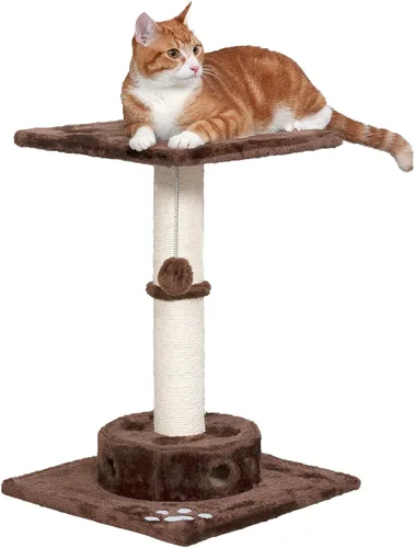 Miniatura 13 de Ascentials - Grand Suite Cat Scratcher Playground - Estructura de juego de torre alta para gatos, áreas de rascado de sisal, fieltro gris, chapa