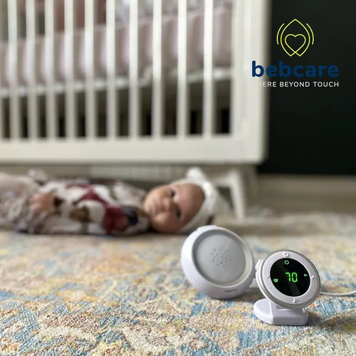 Miniatura 6 de Bebcare Hear Audio - Monitor de bebé con tecnología ultra baja de seguridad contra la radiación, sensor de respiración, luz nocturna y silenciador