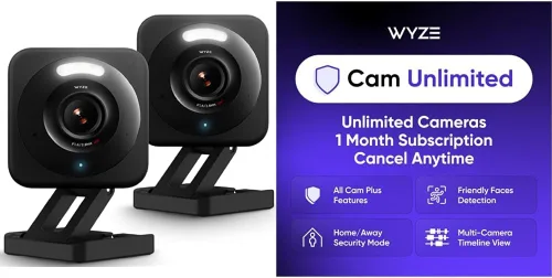 Miniatura 12 de WYZE Cam v4 (Modelo más reciente), Cámara de Seguridad AI de 2.5K, Cámaras para Interior/Exterior para Seguridad del Hogar, Monitor para Bebés