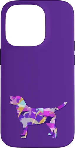 Miniatura 17 de Labrador Retriever Dog Silhouette Purple Pink Yellow Blue Case for iPhone 17