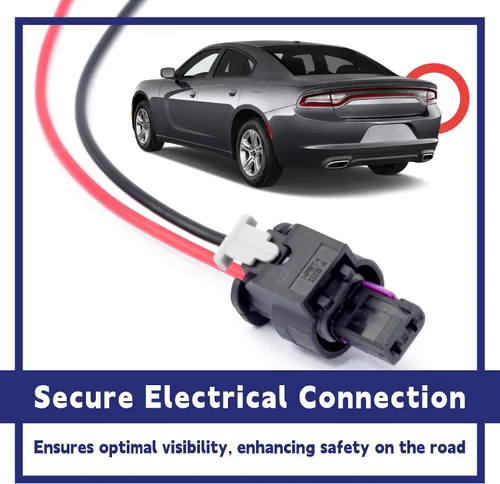 Miniatura 6 de Arnés de conector de cola de marcador lateral compatible con Dodge Charger 2015, 2016, 2017, 2018, 2019, 2020, 2021, 2022, cable de conexión de luz