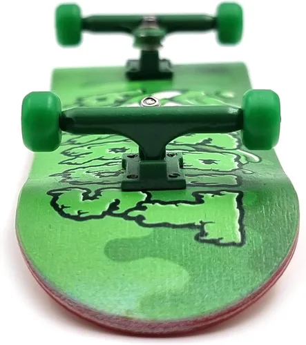 Miniatura 4 de SPITBOARDS Ruedas de rodamiento de diapasón, poliuretano CNC, juego de 4 ruedas para patinaje de dedos (azul)