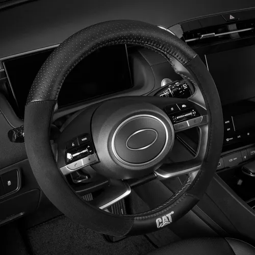 Miniatura 19 de Caterpillar Funda para volante ergonómica de dos tonos, agarre de piel suave.