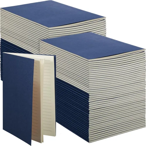 Miniatura 13 de Mimorou 100 piezas de cuadernos diarios a granel - Cuadernos kraft de tapa blanda A5 pequeños de 5.5 pulgadas x 8.3 pulgadas con 60 páginas 30 hojas
