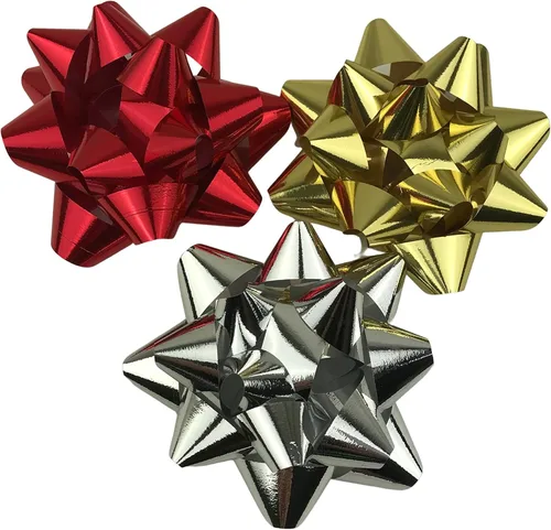 Miniatura 7 de MMvolesy Cazador de confeti de Navidad, cajas de estrellas, lazos de estrella, esplendoreta, Navidad, día de San Valentín, lazos autoadhesivos