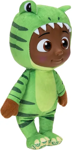 Miniatura 3 de CoComelon Peluche de dinosaurio Cody de 8 pulgadas, con temática de dinosaurio, inspirado en su programa favorito, juguetes para preescolares