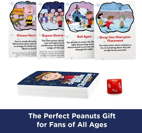 Miniatura 4 de Aquarius Charlie Brown - Juego de mesa de viaje de Navidad, divertido para niños y adultos, mercancía y coleccionables de cacahuetes con licencia