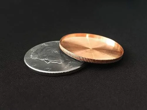 Miniatura 2 de SUMAG 1pc Expandido Shell (cabeza, medio dólar) Trucos de magia Moneda Aparecer/Vanish Mago Mago Accesorio de Primer Plano Ilusiones Props Gimmick