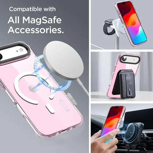 Miniatura 149 de AICase Funda protectora para iPhone 16 compatible con iPhone 16, delgada, ligera, transparente [no amarillenta] Diseño vibrante