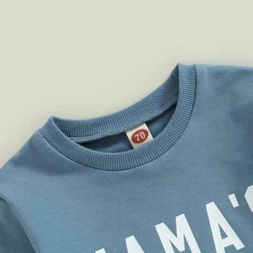Miniatura 4 de Ropa de verano para bebé, niño, camiseta de manga corta, con cordón, conjunto de 2 piezas, trajes casuales para bebés
