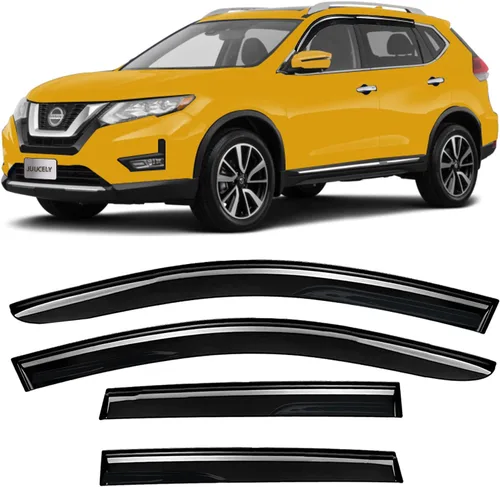 Miniatura 41 de Viseras laterales adhesivas para ventana de lluvia, deflectores de ventilación para Toyota RAV4 2019 2020 2021 2022, 4 piezas teñidas de humo