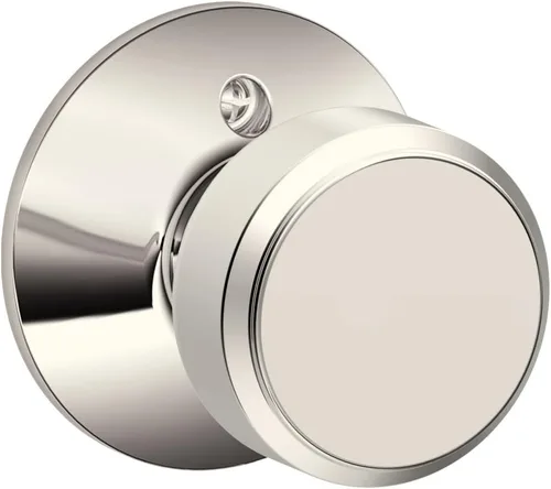 Miniatura 47 de SCHLAGE F51A BWE 622 - Pomo de puerta Bowery, cerradura de entrada con llave, color negro mate Mate negro