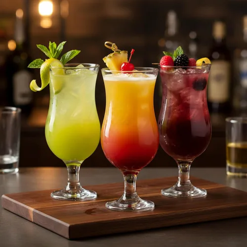 Miniatura 4 de Juego de 6 vasos grandes de huracán de 12.8 onzas líquidas, copas de cóctel altas, mojito, margarita, sangría, vasos de piña colada, cristalería