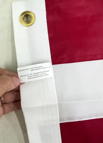 Miniatura 6 de Bandera estadounidense de 1x1.5 pies: bandera estadounidense de larga duración, nailon resistente, estrellas bordadas, rayas cosidas, ojales