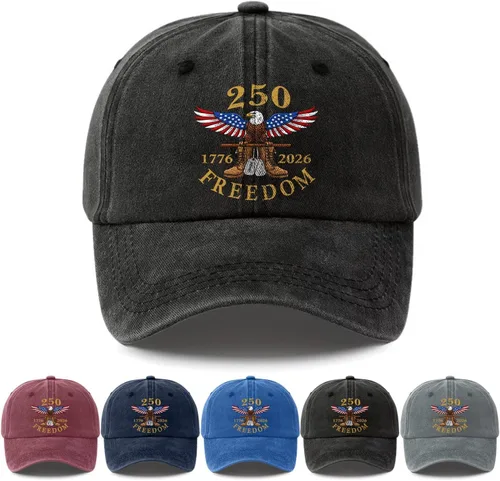 Miniatura 5 de Camiseta personalizada del 250 aniversario de Estados Unidos, camiseta patriótica veterana con juego de gorra, regalo para soldados retirados