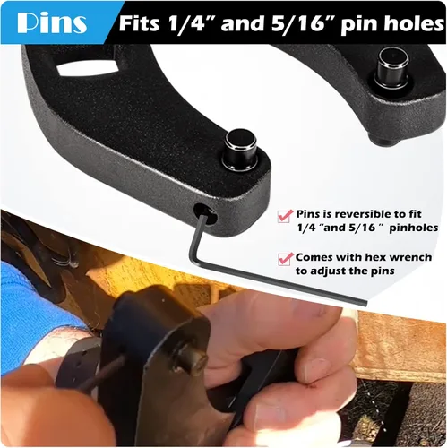 Miniatura 6 de Sunluway 1266 Llave de tuerca de casquillo ajustable universal para cilindros hidráulicos en la mayoría de equipos de granja y construcción