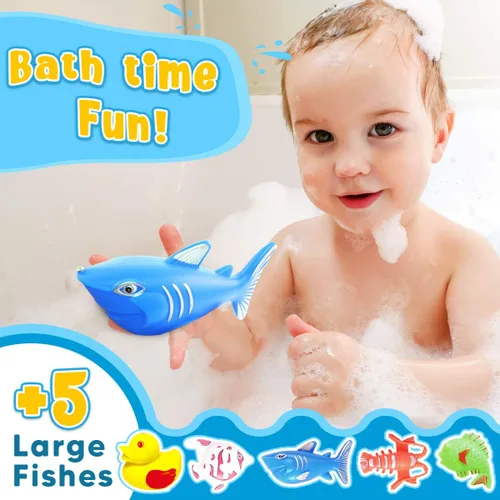Miniatura 5 de Goody King Juego de pesca magnético, juguetes de piscina para niños, mesa de agua para interiores y exteriores, juguetes de fiesta de carnaval