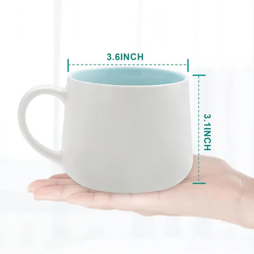 Miniatura 2 de Taza de cerámica con diseño de vaca para bebé, 12 onzas, bonita taza para Navidad, cumpleaños, regalo del día de San Valentín, regalos sorpresa