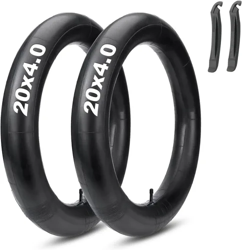 MOHEGIA Fat Bike - Tubos interiores para bicicleta eléctrica de 20 x 3.0/20 x 4.0/26 x 3.0/26 x 4.0 pulgadas, goma butílica premium, válvula