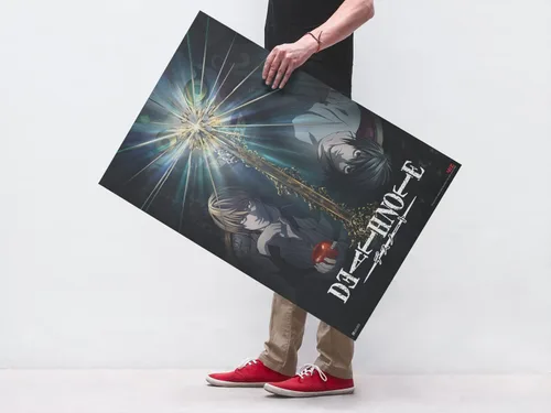 Miniatura 3 de Póster de Arte de Pared Cool de Death Note Light Yagami Anime Merch, Impresión de 12x18 pulgadas