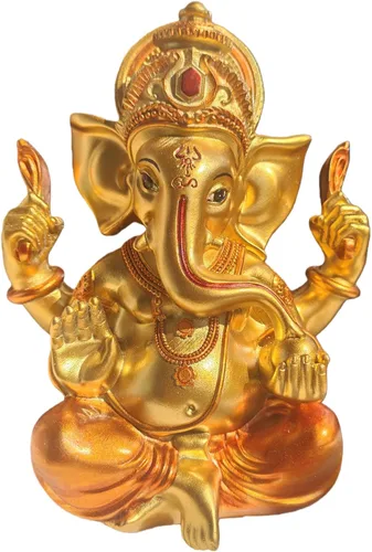 Miniatura 11 de Estatua de Dios indio, Señor Ganesha, estatua de elefante hindú, esculturas de Buda de ídolo Ganpati, regalo hindú, templo para el hogar