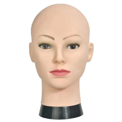 Miniatura 11 de Cabeza de maniquí de cosmetología para hacer pelucas y exhibir con abrazadera gratuita