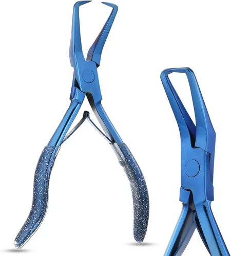 Miniatura 11 de Herramientas profesionales para extensiones de cabello, alicates para microenlaces y cuentas, removedor de microanillos, abridor de cuentas de 5.5