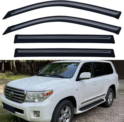 Miniatura 102 de YQAUTEC Viseras de Ventana Protectores de Lluvia para Honda Civic 2022 2023 2024 2025 2026, Deflectores de Viento de Ventilación de Ventana Fuera
